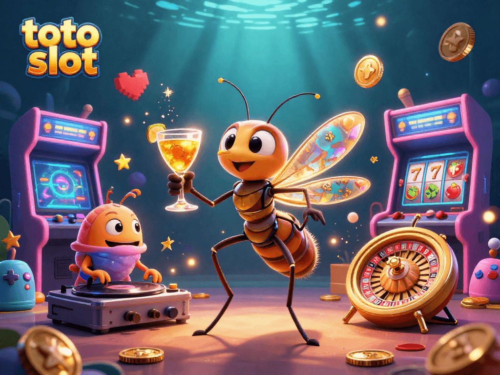Menangkan permainan toto slot dengan karakter unik di ilustrasi kasino menakjubkan ini.