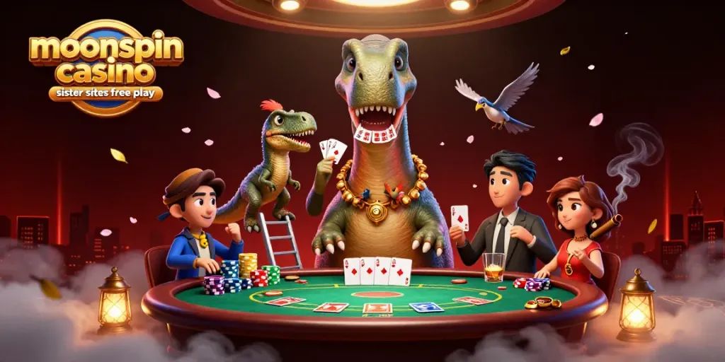 Experience thrilling plays at moonspin casino sister sites free play with vibrant cartoon characters.