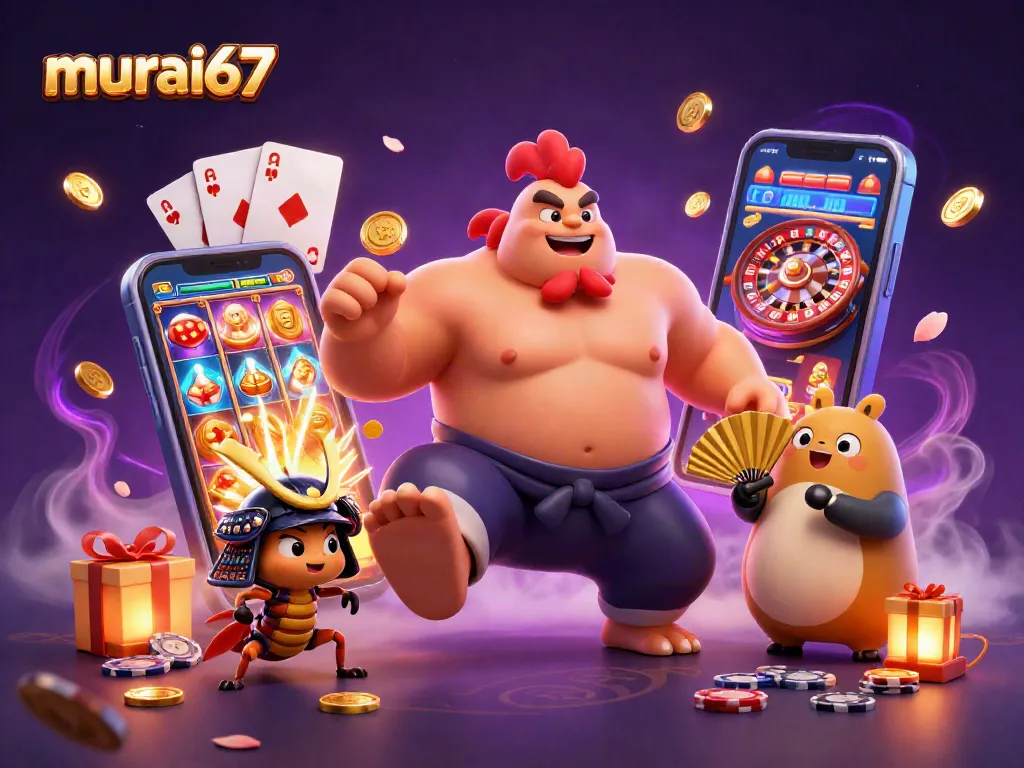 Experience the thrill of murai67 casino with dynamic characters and vibrant gaming elements.