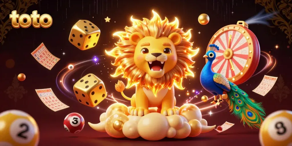 Engage with the exciting world of toto lotteries as the sun lion roars amidst dynamic gaming elements.