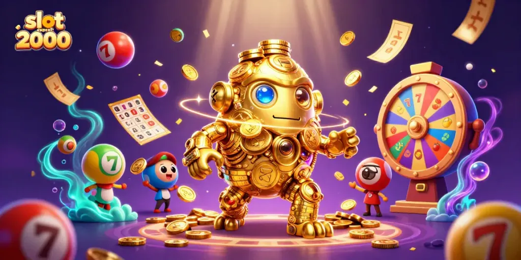 Experience slot deposit 2000 with vibrant elements in this dynamic casino illustration