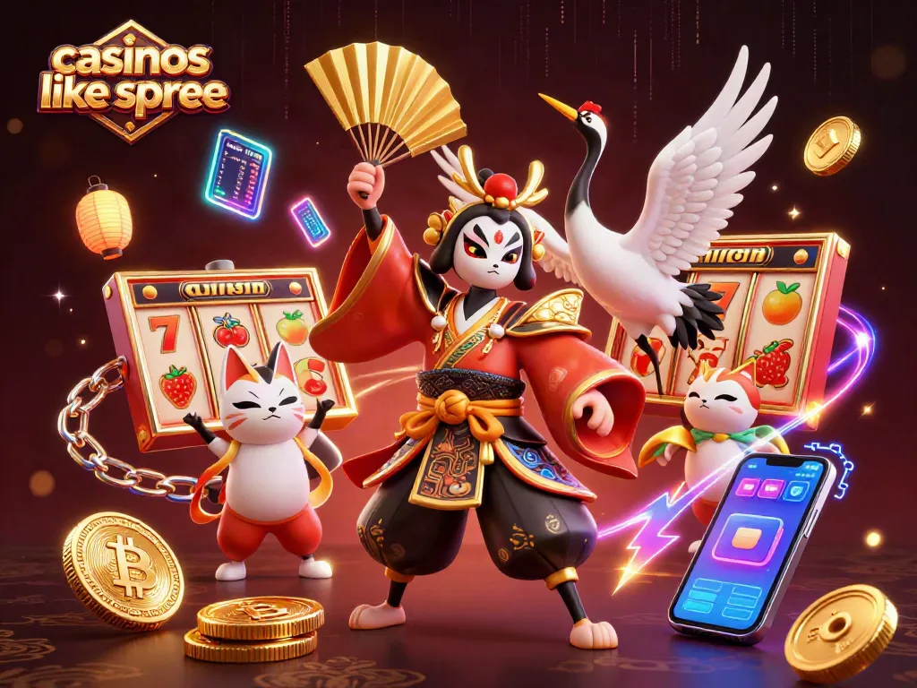 Engage with thrilling gameplay at casinos like spree, featuring vibrant slots and neon elements.