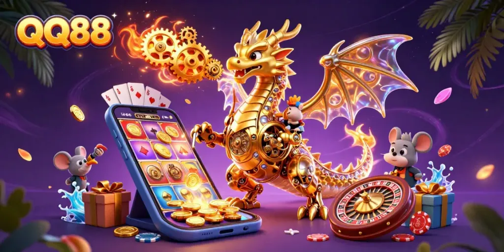 Experience the energy of QQ88 with vibrant casino games and thrilling animations.