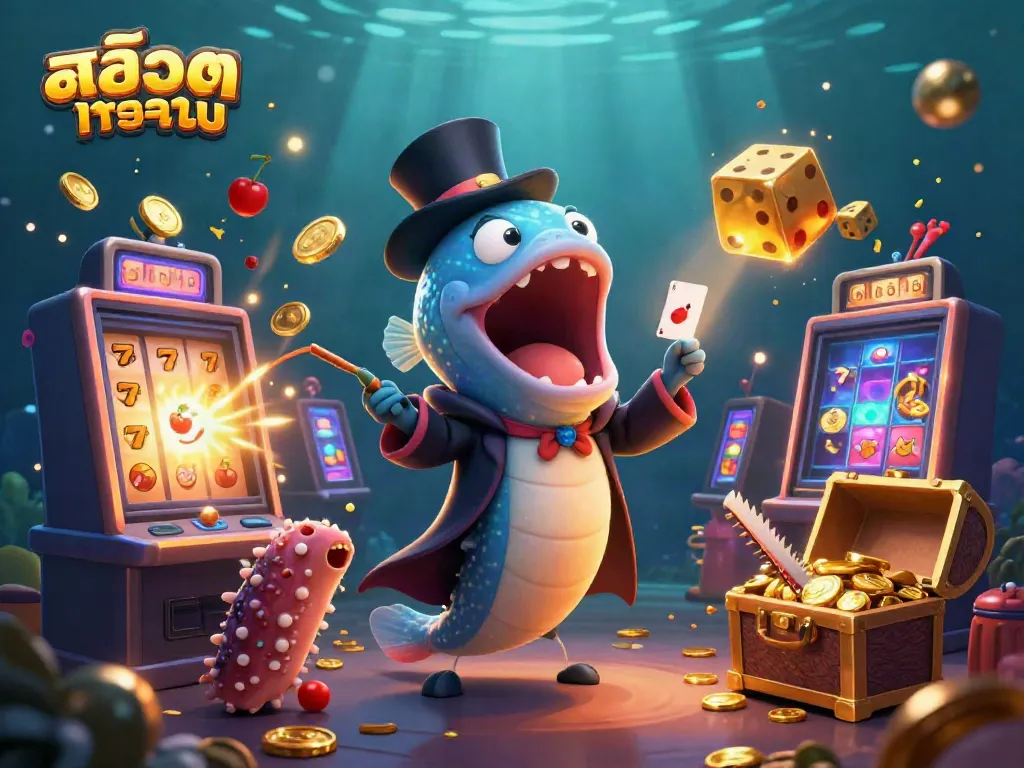 Play interactive สล็อตทดลอง games with vibrant characters and thrilling slot machine dynamics.